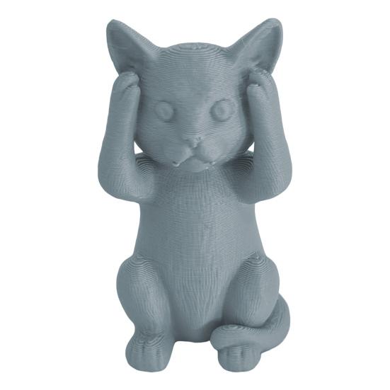 3D-печатная фигурка кошки котята слышать говорить видеть зло статуэтка миниатюрное украшение кошка подарок для любителя кошек для украшения стола полки шкафа