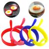 4Pcs Mould Non-stick Round Egg Rings Dual Handle Simple Operation Deformation Resistant Egg Ring Mould