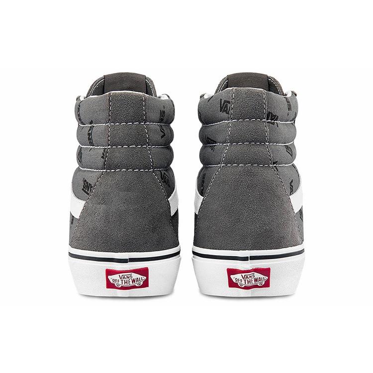 Vans Унисекс Высокие Кеды SK8 Серый Серый Мужские VN0A5KRH90M