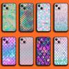 Mermaid Pattern Fashion Phone Case For iPhone Samsung Galaxy Redmi Xiaomi Oppo OnePlus Note S A 7 8 9 10 11 12 13 14 20 21 22 23 53 54 Pro Max Ultra
