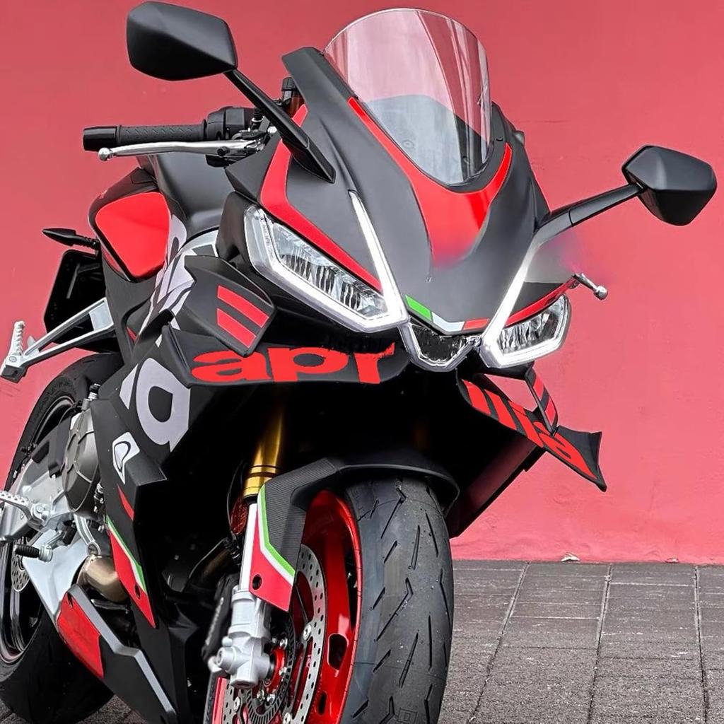 for RS660 rs 660rs660 2021-2023 New Motorcycle 5 Colors Winglet aerodynamic Wing kit Spoiler Accessories (Carbon Fiber)