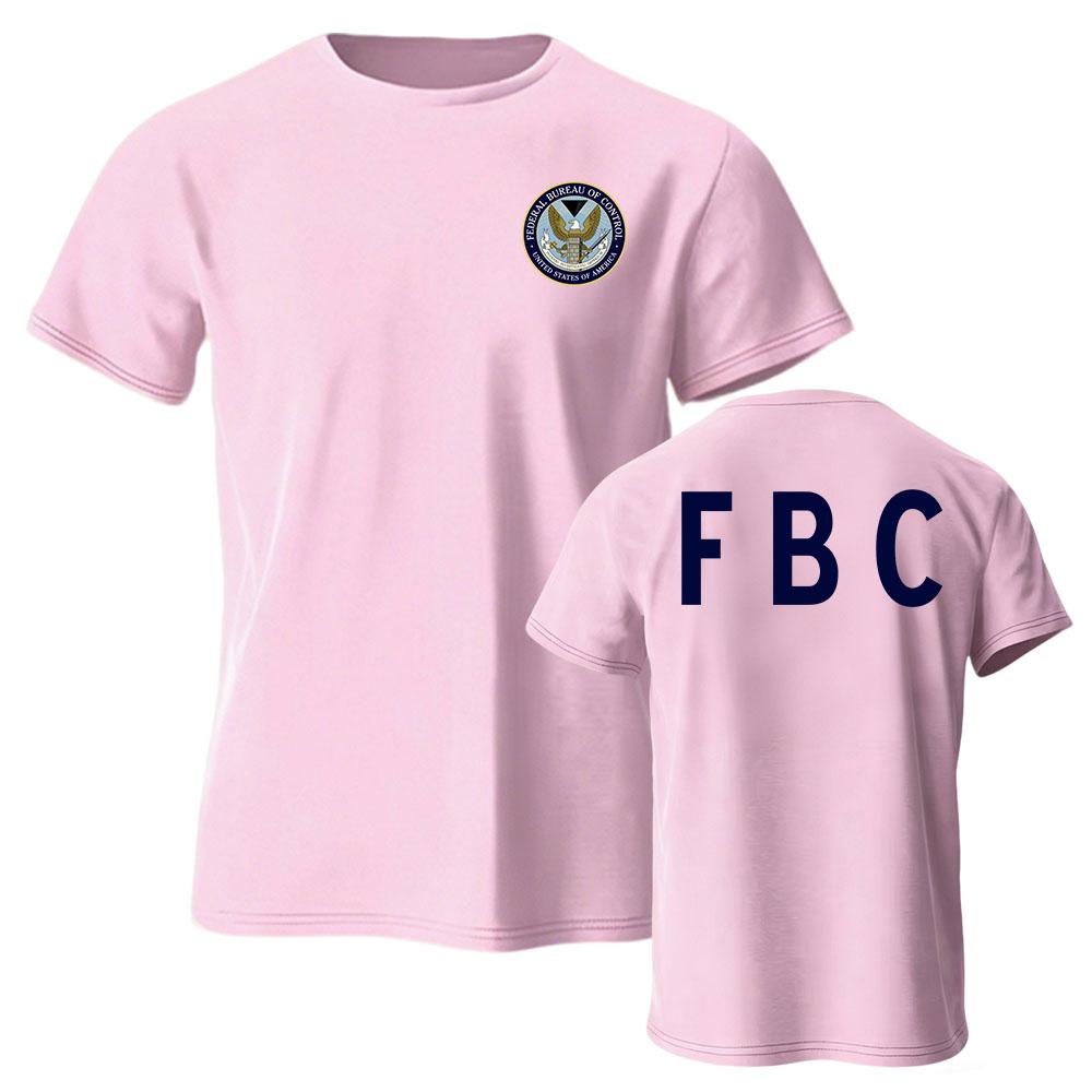 Federal Bureau of Control Tee FBC Graphic Print T-shirt Unisex Streetwear Short Sleeve Cotton Soft Tshirts Men Women Tops