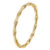 Girls Simple Golden Bamboo Plain Ins Same Style Solid Bracelet