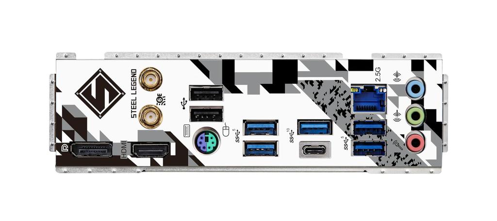 ASRock Motherboard B760M Steel Legend WiFi Compatible with Intel 12th and 13th Generation CPU B760 Chipset DDR5 Micro ATX Motherboard Authorized