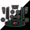 Для Toyota Corolla 2019 - 2025 GR Gate Slot Cup Mat Anti-Slip Door Groove Pad Accessories Non-Slip Mats Coasters