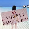 Певец S-Сабрина К-Карпентер Аниме Пляжное Полотенце для плавания Мягкое Впитывающее Мочалка Детские Подарки для Детей Путешествия Кемпинг Спортзал