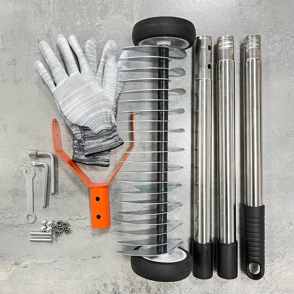 Popular Wheeled Garden Scarifier and Leaf Rake