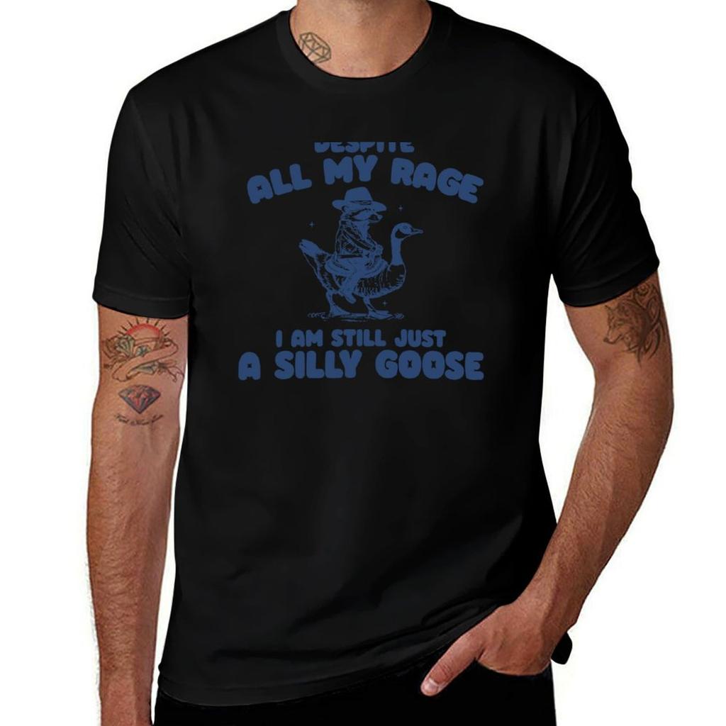 Despite All My Rage I Am Still A Silly Goose Shirt Meme Shirt Cowboy Raccoon Shirt Funny Raccoon Funny Meme Tee Racc Tshirt