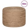 VidaXL Jute Rope 50 M Long 6 Mm Thick 153739