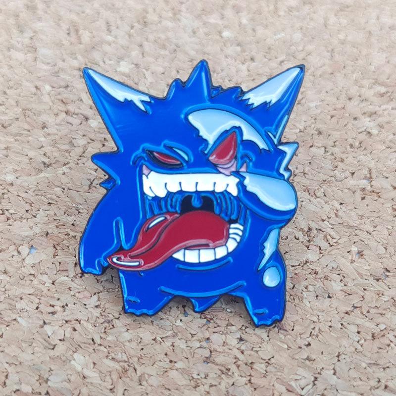 Gengar Hard Enamel Pins Collect Kawaii Charmander Metal Cartoon Brooch Backpack Hat Bag Collar Lapel Badges