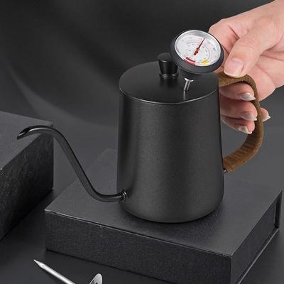 Измеритель температуры кофе из нержавеющей стали, зонд 0~100℃, термометр для кофейника, кувшина для вспенивания молока, кухонные измерительные приборы для кафе