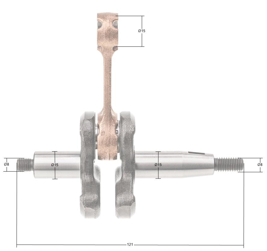 Коленчатый вал Kawasaki Tj45E 49119-2231