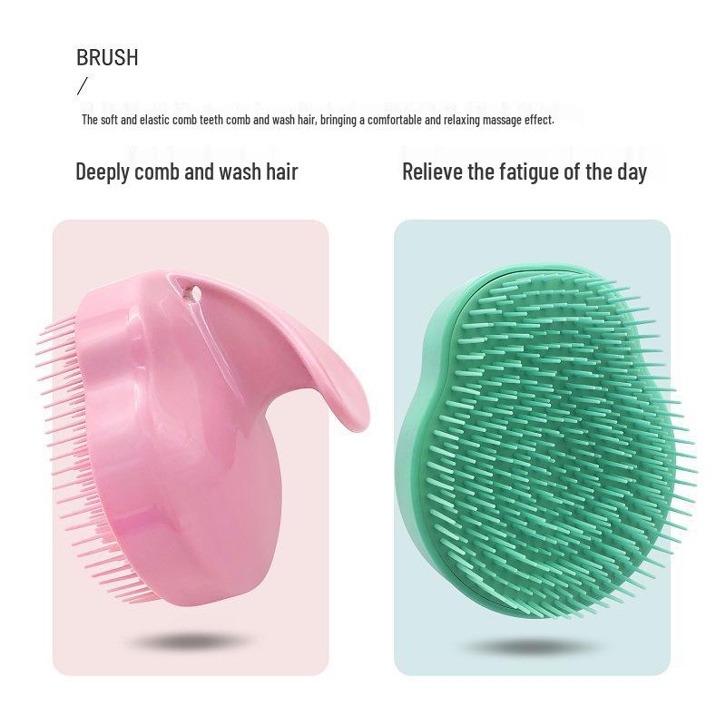 Cross-Border No-Tangle Smooth Hair Comb: Massage & Scalp Cleaning for Wet/Dry Hair