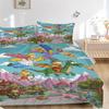 3Pcs Simpsons Fantasy World Bedding Sets For All Sizes New 3D Printed Bed Cover Comforter Duvet Cover Pillowcase Bedroom Decoration