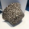 Sunshade Leopard Print Bucket Korean Style Fisherman Hat Vintage Y2k Bucket Hat  Male and Female