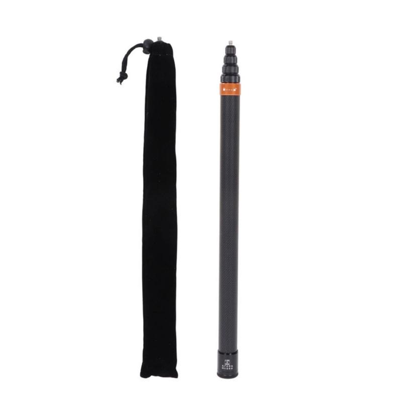 Invisible Selfie Stick for Outdoor Sport Camera Carbon Fiber Extendable Action Camera Selfie Rod Invisible Selfie Stick