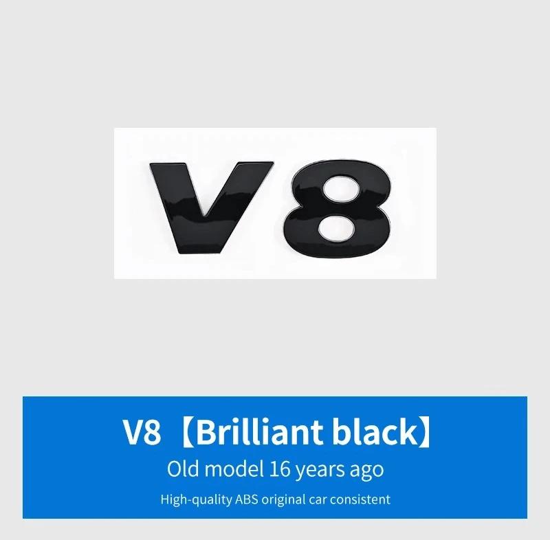 Для VW Для Volkswagen GTI/CC/V6/V8/Caddy/Jetta/Lavida специальная наклейка-шильдик на багажник из АБС-пластика серебристо-черная декоративная наклейка w