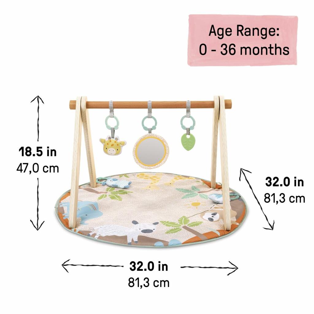 Play mat Ingenuity WonderWood 81,3 x 81,3 x 47 cm Multicolour