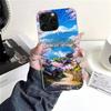Японская вишня Гора Фудзи Мягкий чехол для телефона Для IPhone 11 17 Air 16E 16 Pro Max 15 + 14 Plus 13 Mini 12 Apple 7 SE 8 Fundas Coque