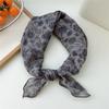 Korean-Inspired Cotton Linen Silk Scarf - Elegant, Simple, High-End Neckerchief for Spring & Autumn