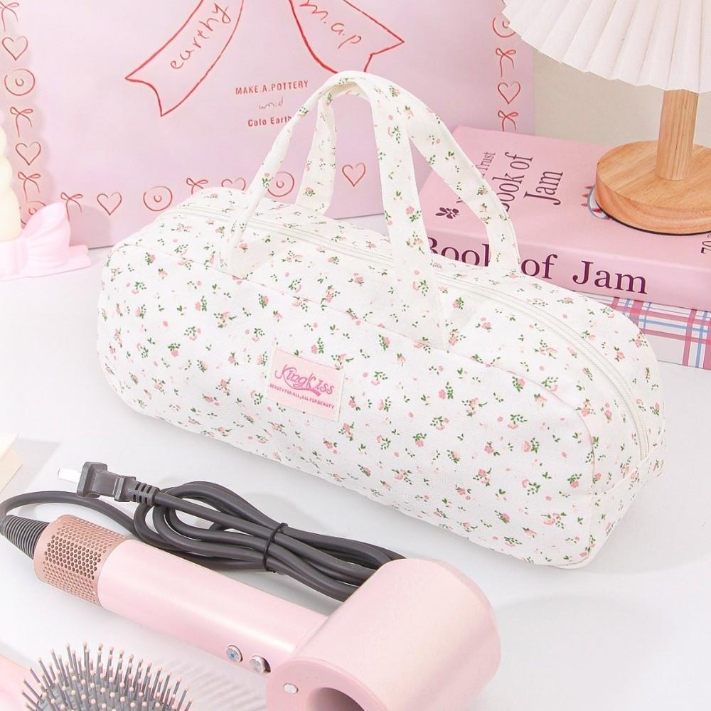 Polyester Fabric Hair Tools Organizer Bag Large Capacity Portable Carrying Case For Travel