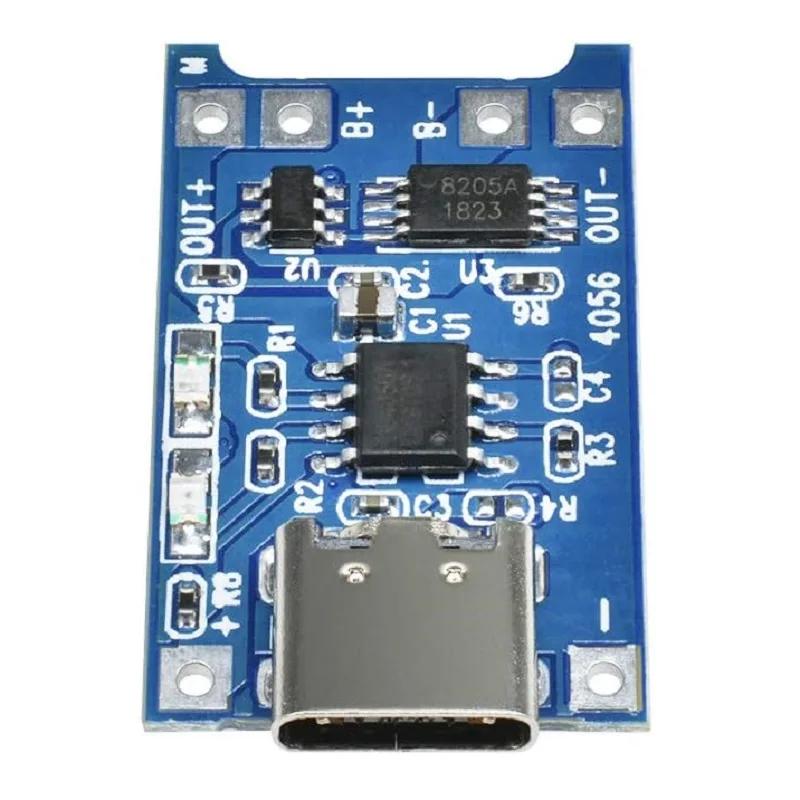TP4056 5V 1A Type-c USB Плата зарядки литиевых аккумуляторов 18650 Зарядный модуль с защитой Двойные функции