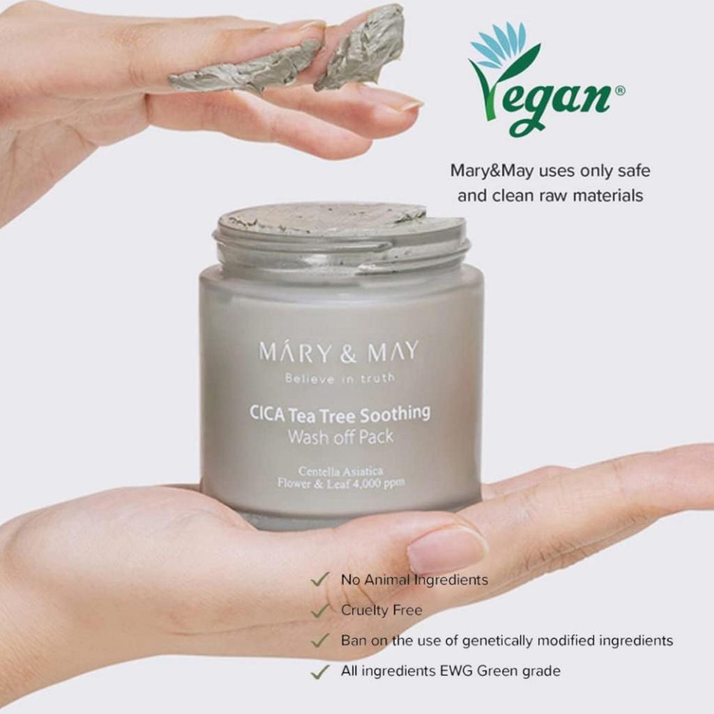 Mary&May CICA Tea Tree Soothing Wash Off Pack 125g