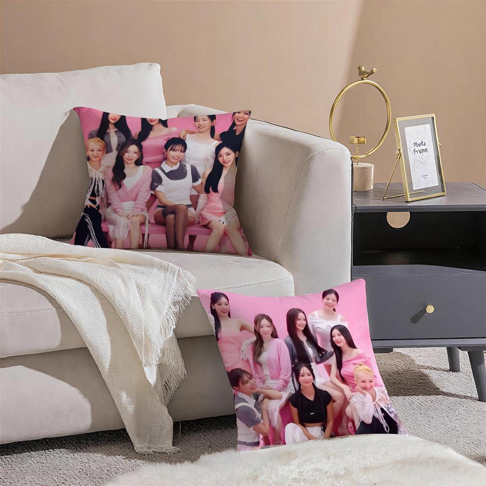 kpop energetic GGirls GGeneration Cushion Cover Throw Pillow Cover Hidden Button Durable Polyester Chair Cushion