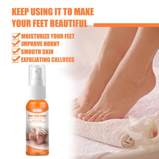 30 мл/100 мл EELHOE спрей для пилинга ног, глубоко питательный, быстро впитывающийся, аксессуар для ног, отшелушивающий спрей для омертвевшей кожи