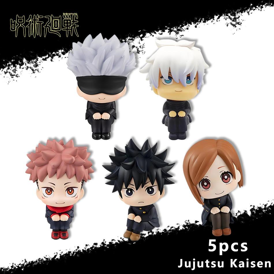 7-9 см Аниме Фигурка Jujutsu Kaisen Итадори Юдзи Годзё Сатору Фусигуро Мэгуми Кугисаки Кавайная Игрушка Украшение для Машины ПВХ Модель Подарок