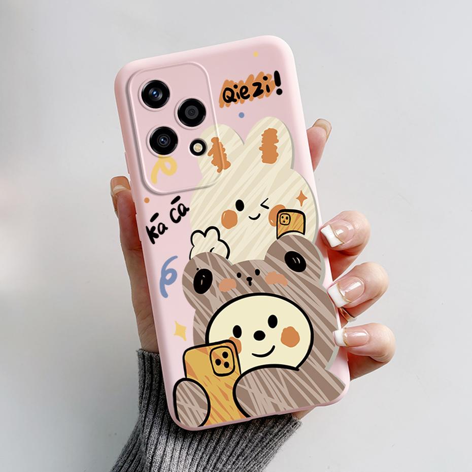 For Honor 200 Lite Case Astronaut Flower Soft Silicone Back Cover Phone Cases For Huawei Honor200 Lite Protective Bumper funda