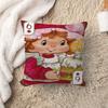 Cartoon Strawberry Shortcake Personalized Pillow Cover Kids Bedroom Wild Party Decor Pillowcase kid Birthday shower Gift