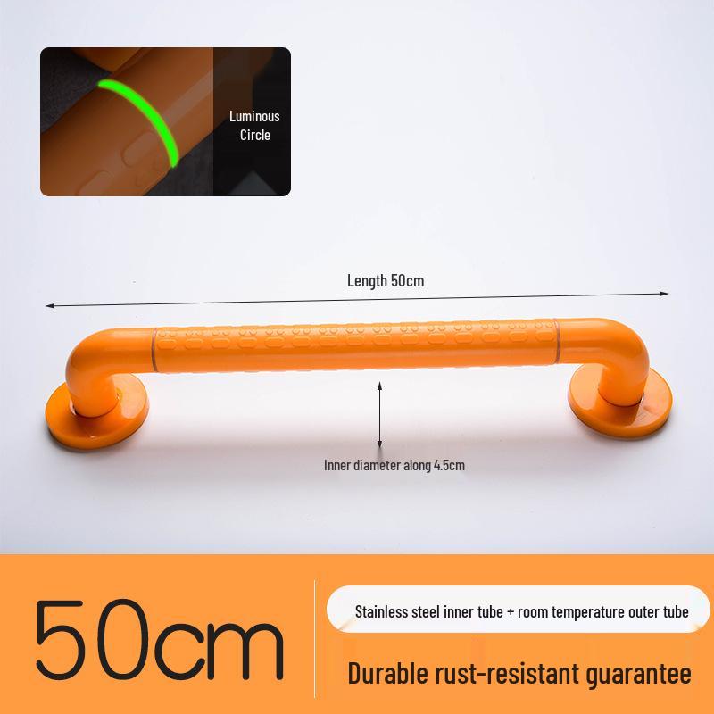 Stainless Steel Safety Grab Bar for Elderly - Bathroom Toilet Armrest