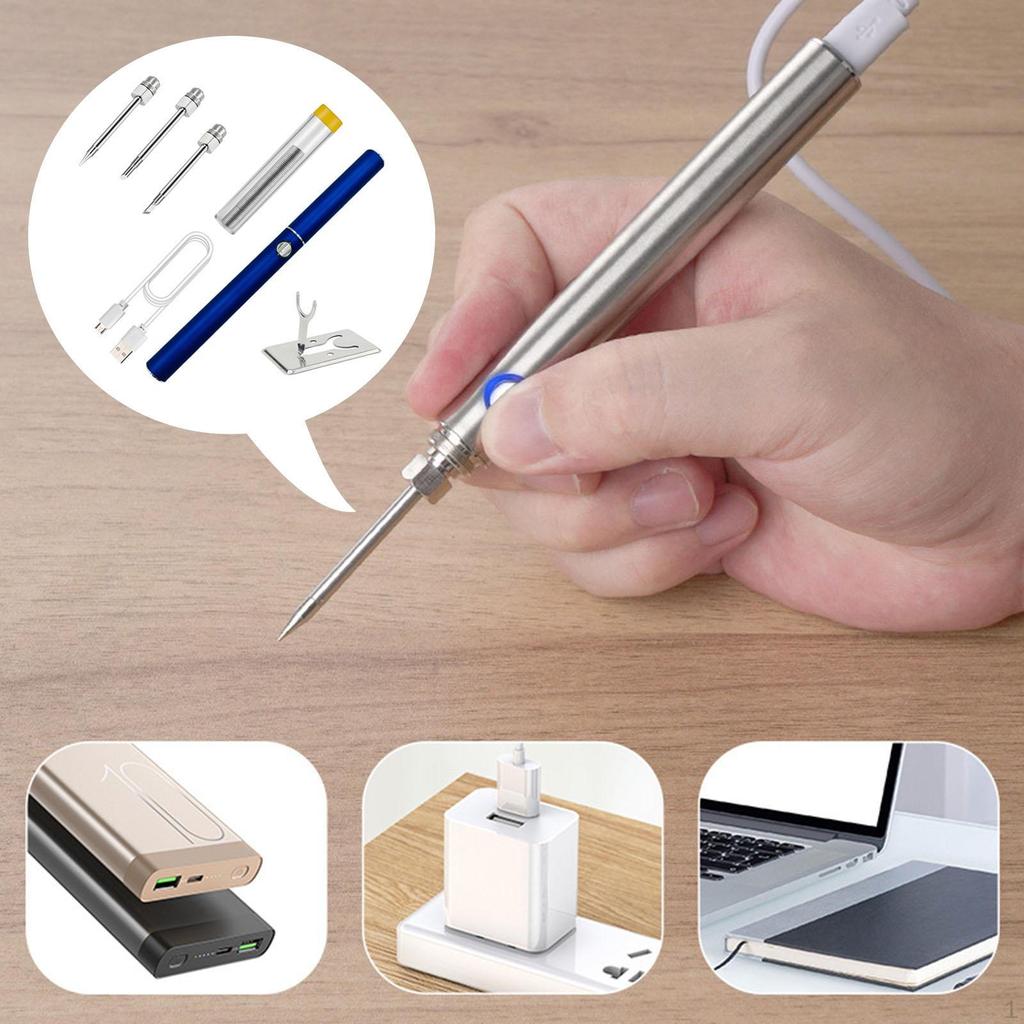 Железный комплект, аккумулятор емкостью 1100 мАч, регулируемая температура для ремонта