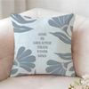 Flower Sentence Sample Motivational Pillow Case Pillowcase Doublesided Printed Sofa Cushion Bedroom Headboard Pillow