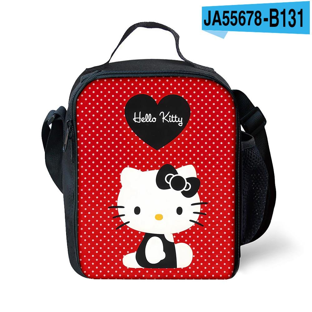 Cute lunch bag ice pack student meal bag cartoon shoulder bag