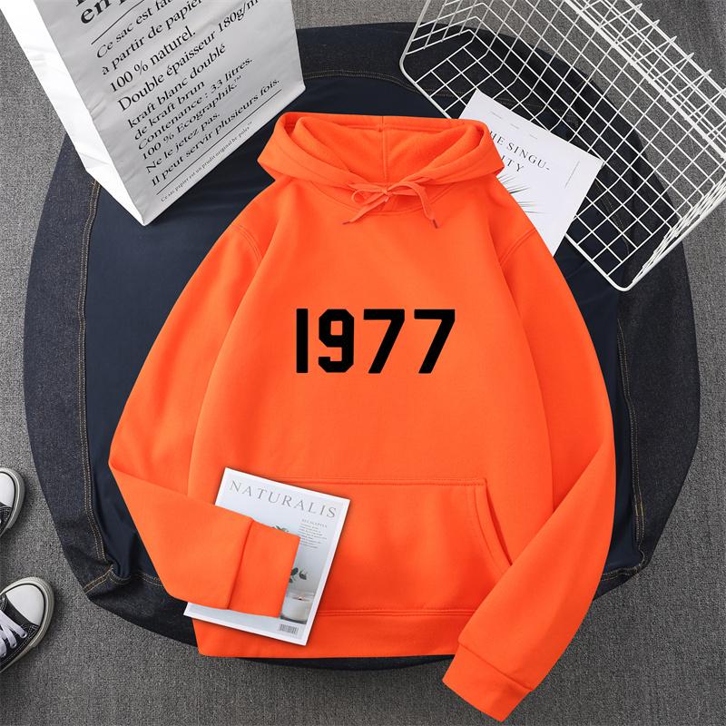 1977 Новый мужской и женский теплый модный худи Хип-хоп уличный бренд Высокое качество Горячая распродажа Мужской и женский спортивный худи