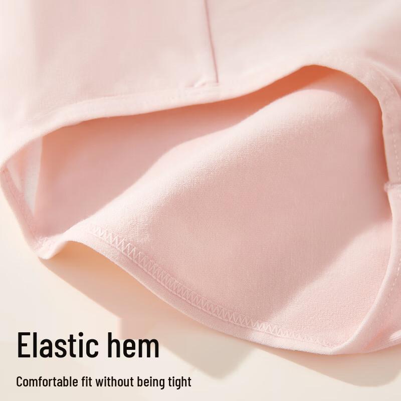 Женские трусы-слипы из антибактериального хлопка с высокой посадкой, 4 шт.