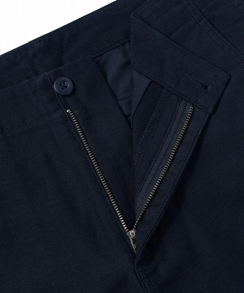 MUSINSA STANDARD Back Satin Tapered Officer Pants [Navy]