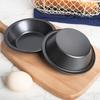 6Pcs 5-inch Mini Pie Pan Nonstick Food Grade Carbon Steel Dishwasher Oven Safe Round Baking Dessert Cake Tart Dish Plate Kitchen Supplies