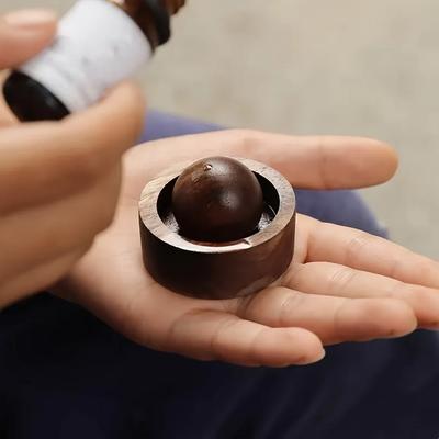 Сферический диффузор из массива дерева для эфирных масел, для усиления аромата, домашняя спальня, ароматерапия, устранение запахов в помещении, элемент домашнего декора
