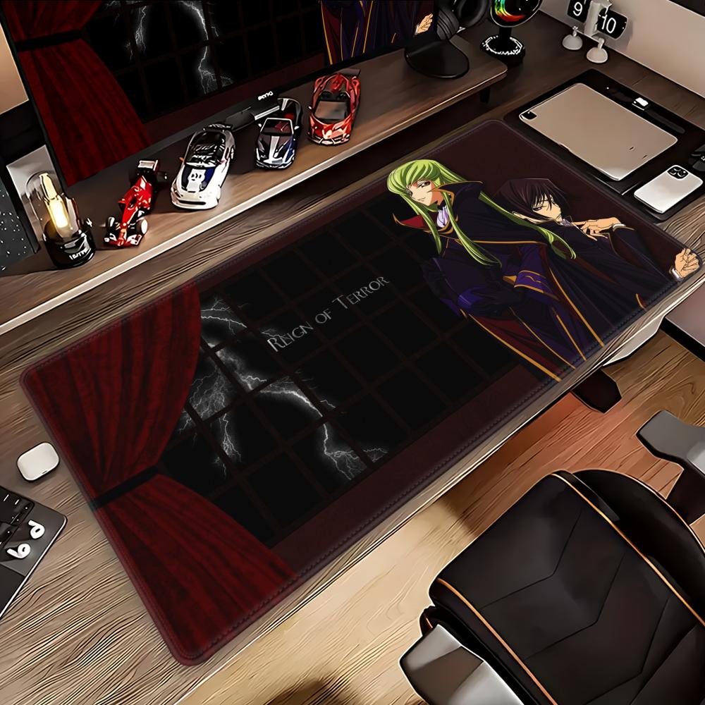Коврик для мыши Настольный коврик для мыши Милый HD geass Настольный коврик Расширенные игровые коврики для клавиатуры код Большой 100x50см XXL Игровой коврик для мыши