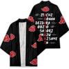 Naruto anime peripheral feather kimono jacket Naruto Li Locke suit bathrobe two-dimensional cape pajamas