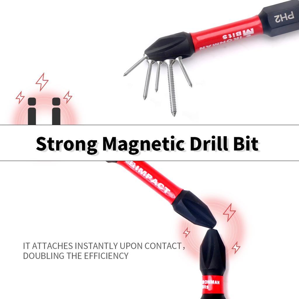 Набор из 20 шт. головок для электрической отвертки Phillips Pozi Slotted Plum Blossom Набор бит для отвертки из стали S2 Ударопрочный Набор для хранения