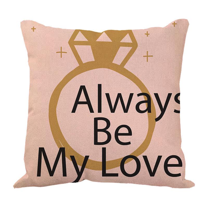 Новая наволочка с рисунком любовного письма ко Дню святого Валентина, наволочка для диванной подушки