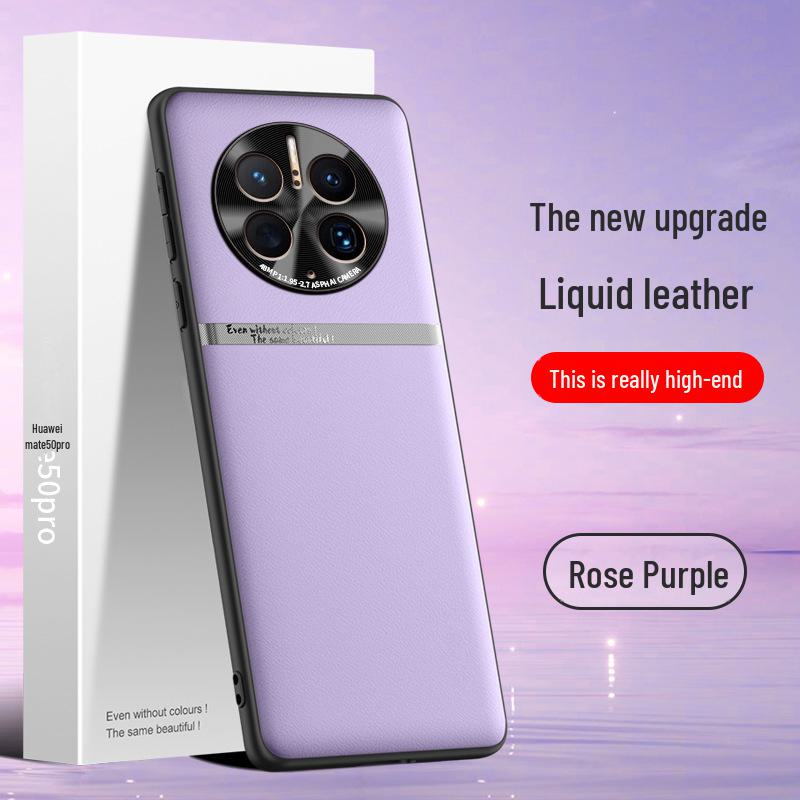 Защитный чехол Huawei Mate50 Pro Liquid Leather Anti-Fall, цельная доставка