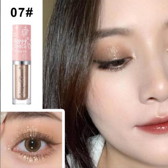 Жидкие тени хайлайтер водостойкие перламутровые сияющие тени тени для век пюре с блестками макияж