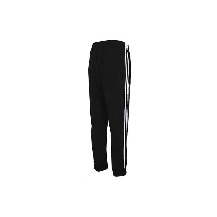 adidas Повседневные вязаные брюки для бега с боковой полосой, мужские брюки, черные GK8980