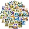 50 Dream Magic Book Series Graffiti Stickers No Repeat PP Material Waterproof Stickers Handbook Material