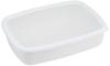 Fuji Enamel Shallow Storage Large with Freezer Conte White Container, Size, 1.6L, Canister, Lid, IH, Oven, Compatible, KE-L LW,